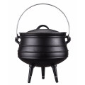 Pote Potjie De Ferro Fundido Com Três Pernas, Caldeirão, Lavatório, Chaleira